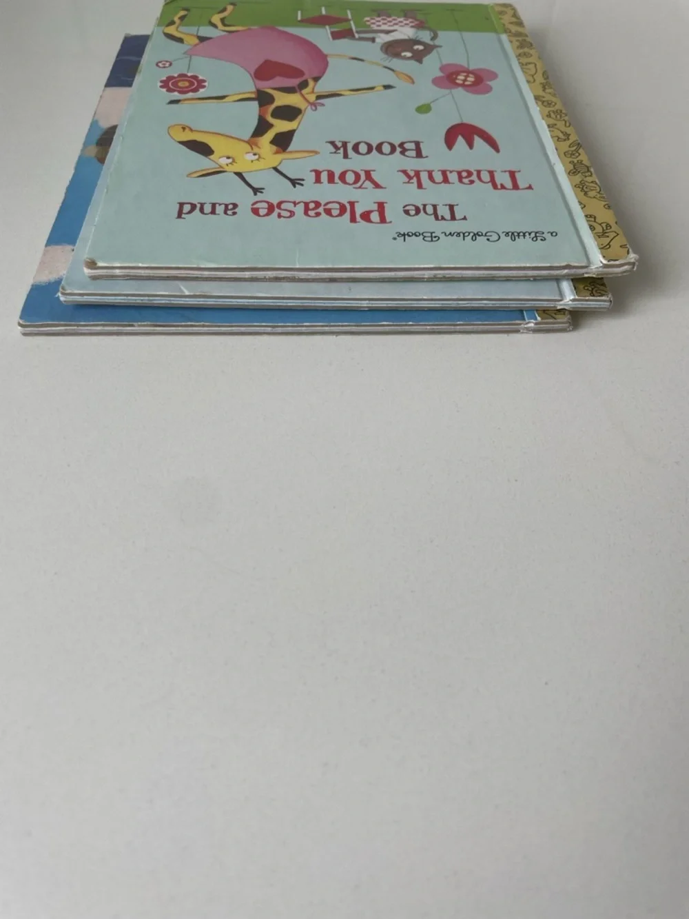Little Golden Books Classic Kids Story Book Set - Blue, Light Blue, Green Covers